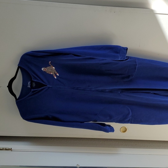 Nick & Nora Sock Monkey Onesie footie pajamas - Picture 1 of 4